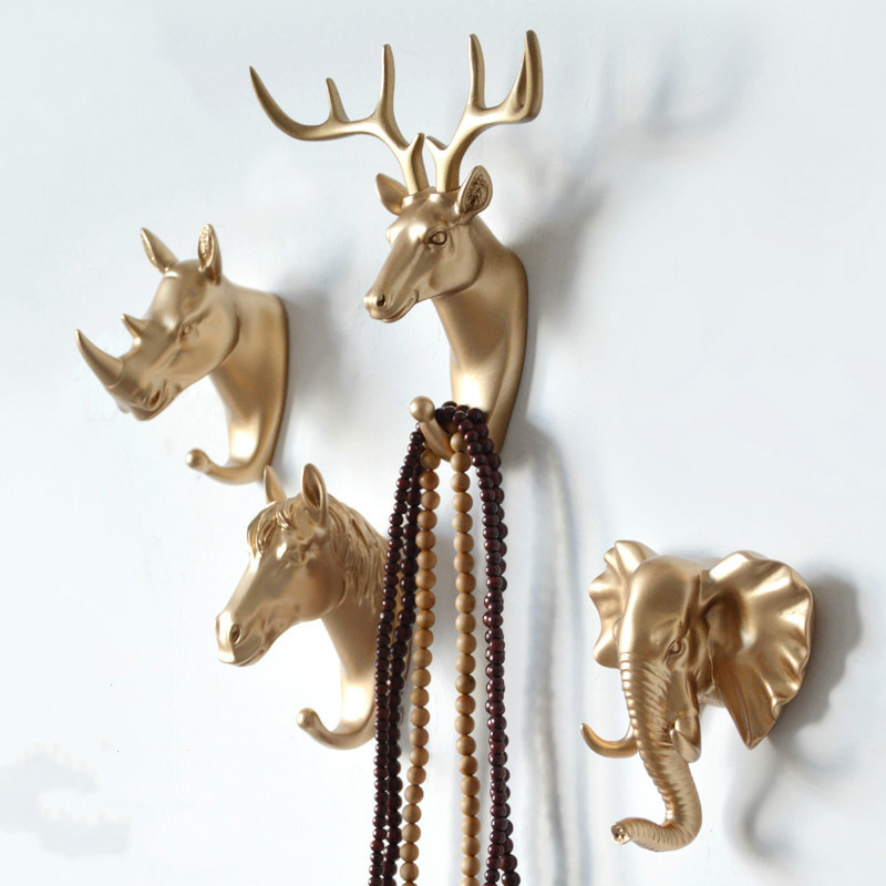 Furniture Hardware Display - Wall Hanging Hook Deer Antlers Wall
