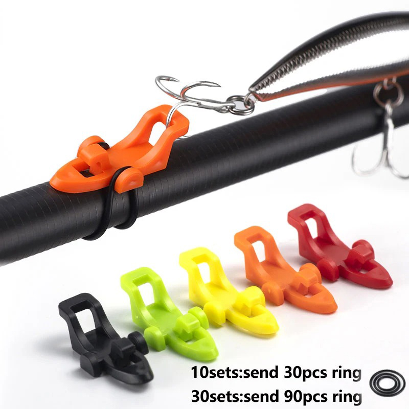 Furniture Hardware Jig - 1-10pcs Fishing Rod Pole Hook Keeper
