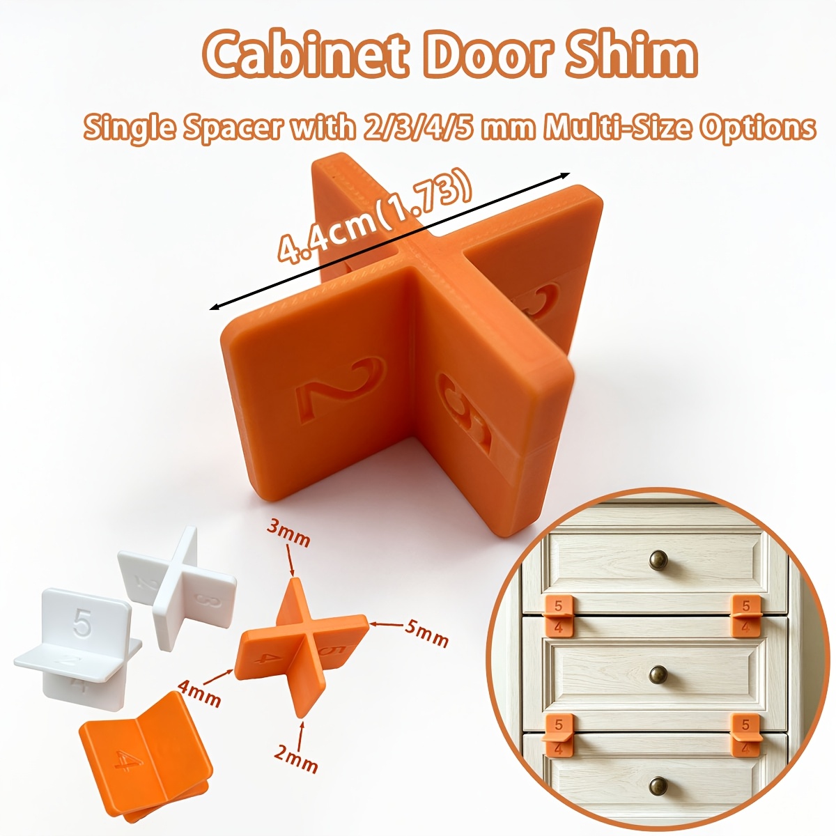Corner Bracket Angle - Drawer Spacer Set – Cabinet Door