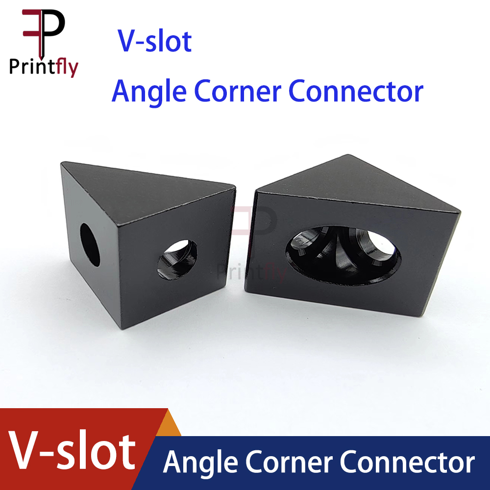 Corner Bracket Angle - V-slot Black Angle Corner Connector 90