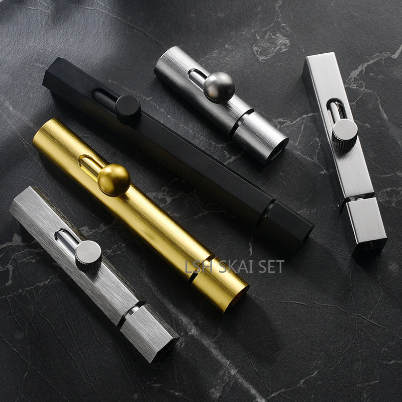 Barrel Bolt Slide - Multi Color Aluminum Alloy Barrel Door
