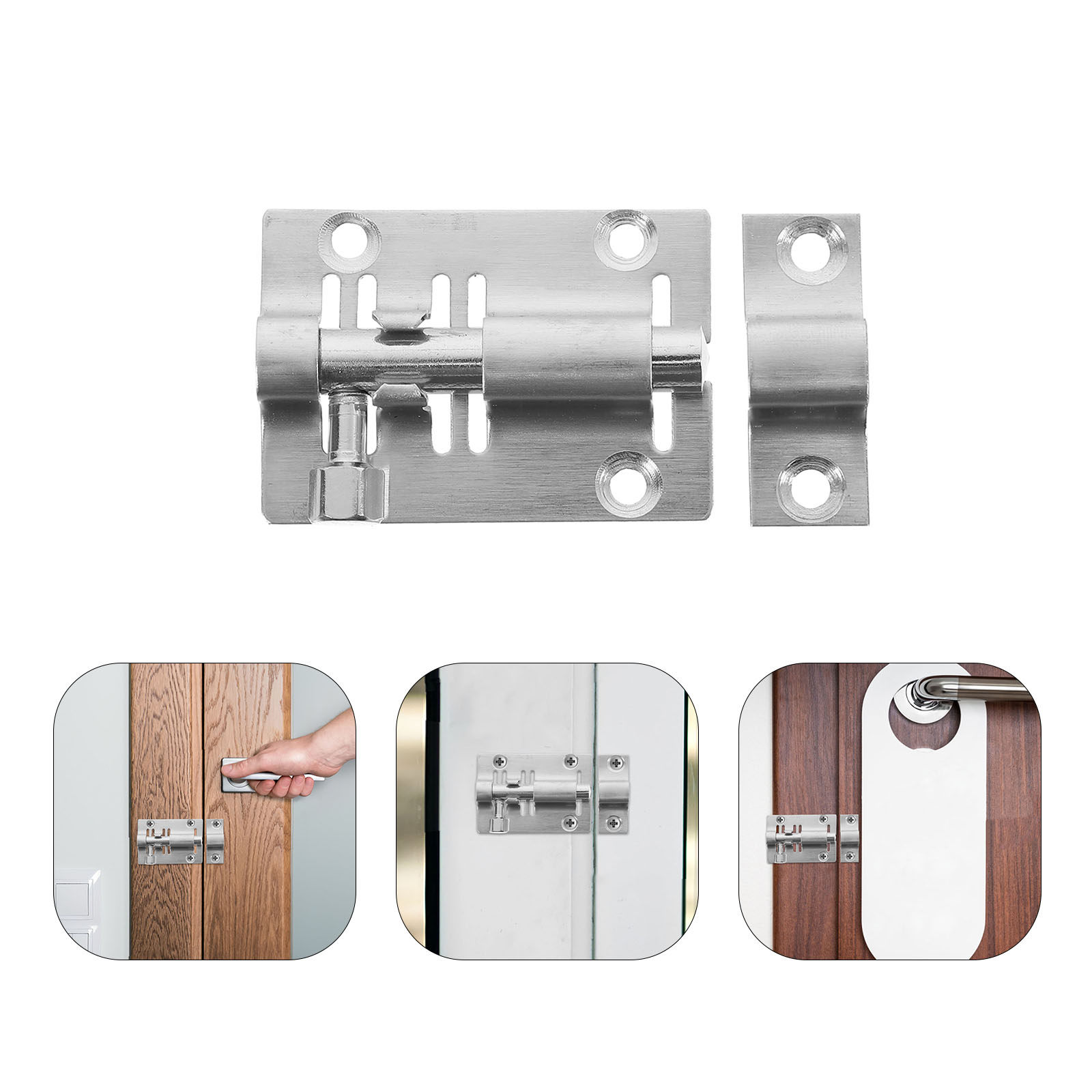 Barrel Bolt Slide - 10Pcs Stainless Steel Barrel Bolt Slide
