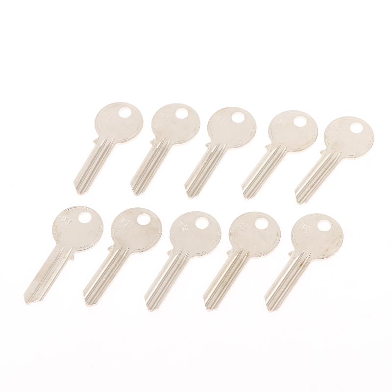 Furniture Hardware Fitting - 10Pcs F3 Double Slot Key Blanks