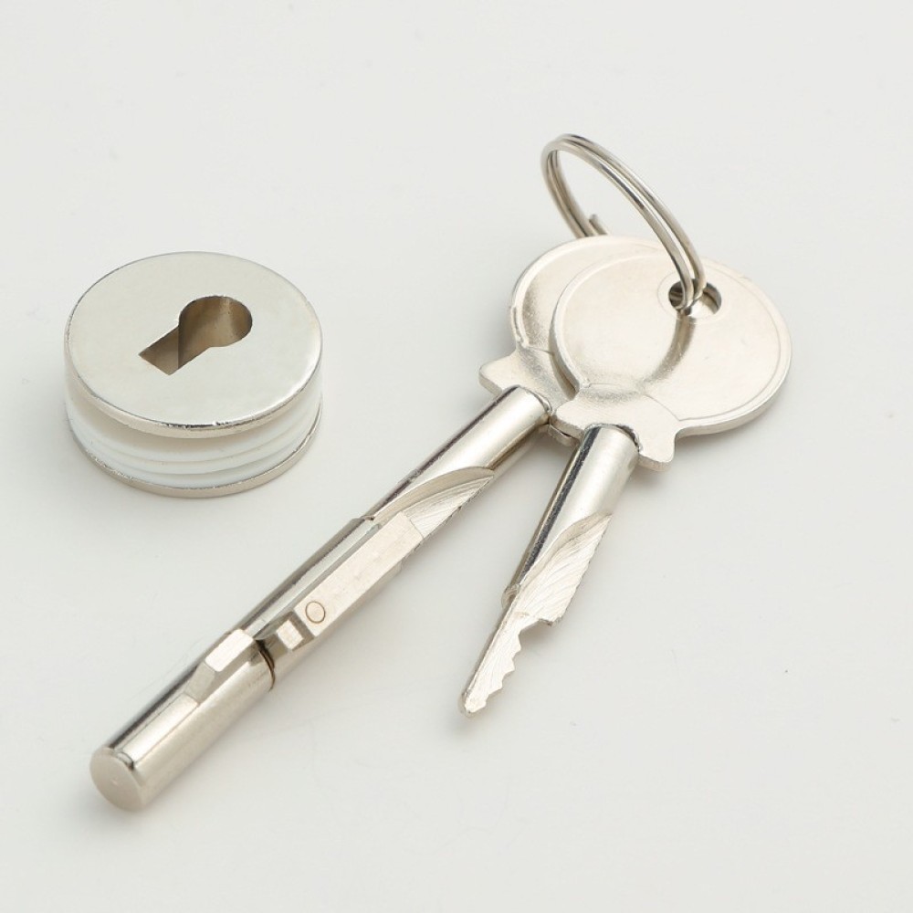 Furniture Hardware Display - Metal Copper Glass Door Lock Jewelry