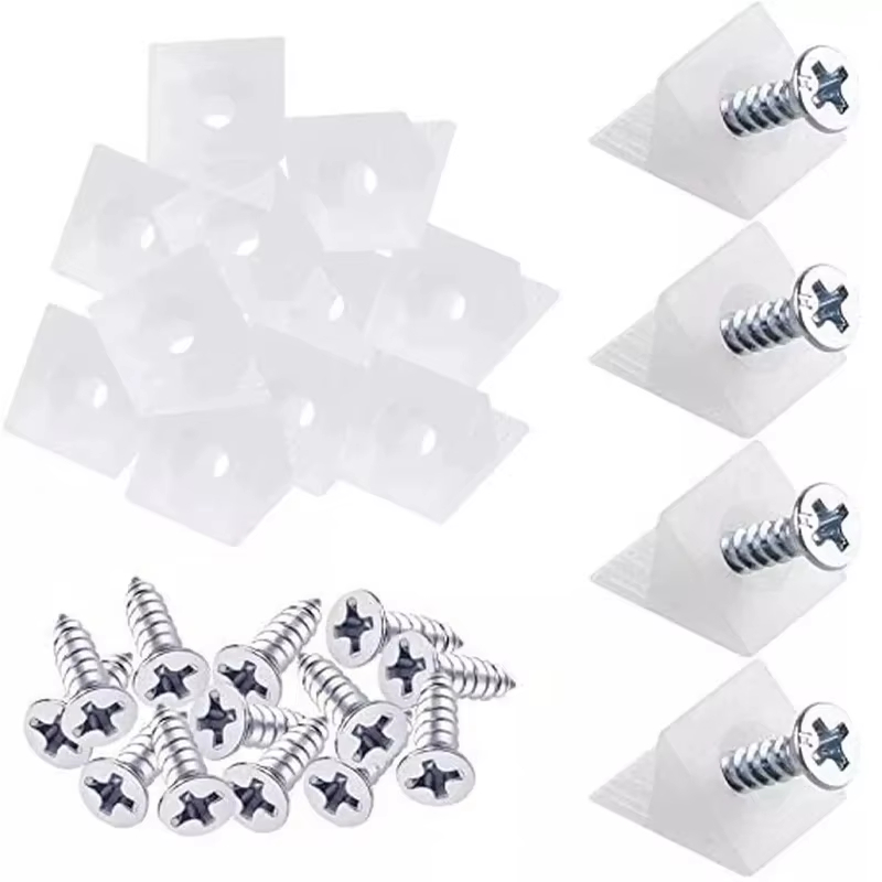 Corner Bracket Angle - 20/40/60/80/100pcs Drawer Wedges With Screws For