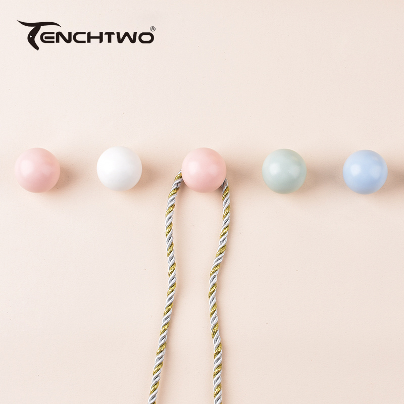 Round Ceramic Hook Clothes Han - Furniture Hardware Jig ulasan dan harga