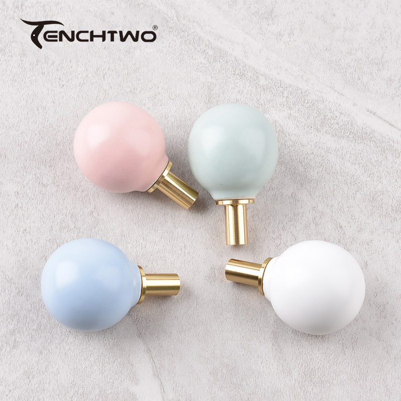 Round Ceramic Hook Clothes Han - Furniture Hardware Jig ulasan dan harga