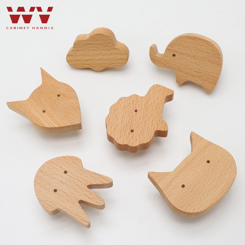 WV Wooden Door Handles Animal  - Furniture Hardware Drawer Pulls ulasan dan harga