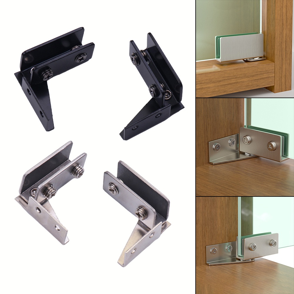 2PCS Non-Porous Glass Door Hin - Furniture Hardware Display ulasan dan harga