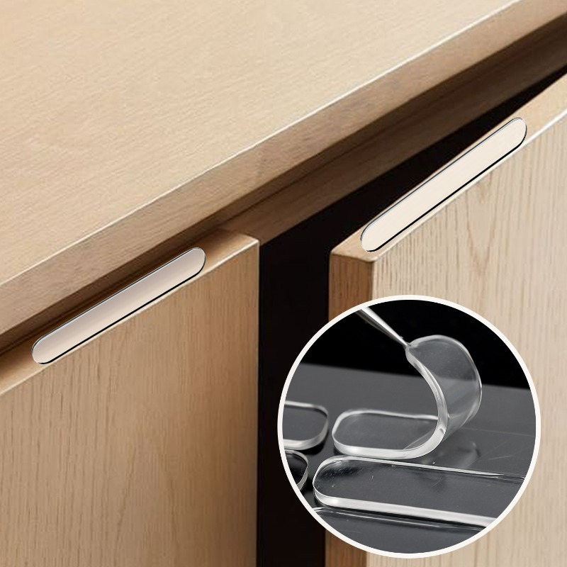 Silicone Cabinet Bumpers Strip - Furniture Joint Hardware ulasan dan harga