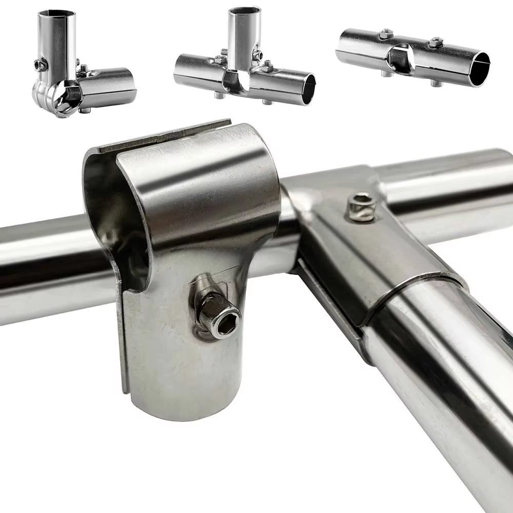 Stainless Steel Round Pipe Joi - Furniture Hardware Display ulasan dan harga