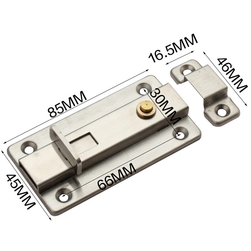 4Inch Stainless Steel Door Lat - Barrel Bolt Slide ulasan dan harga