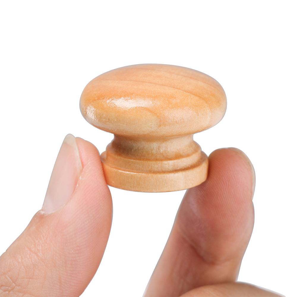 10pcs/Lot Round Shape Natural  - Furniture Hardware Drawer Pulls ulasan dan harga