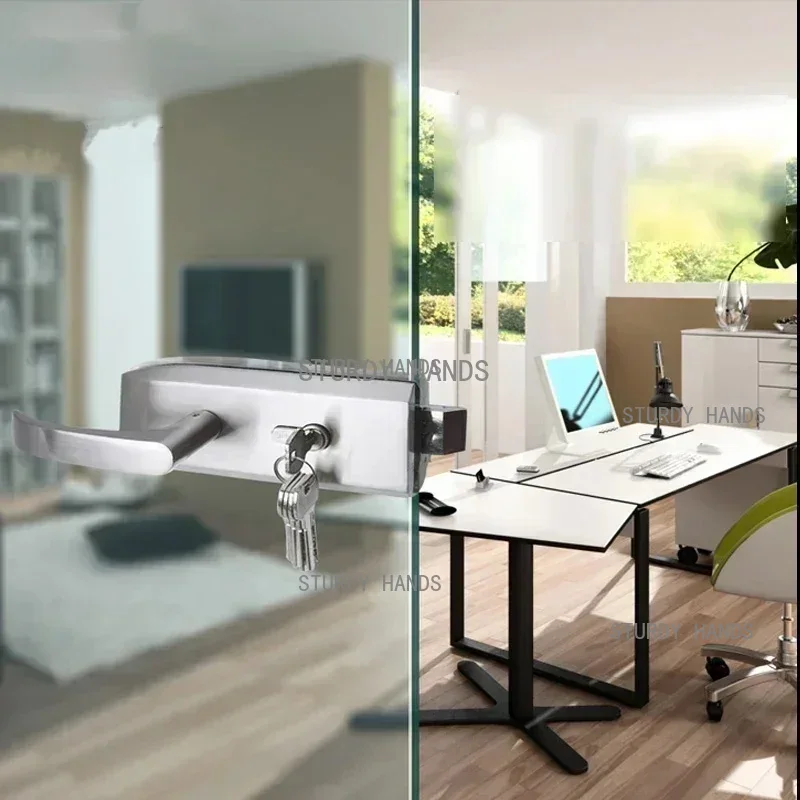 Office Glass Door Lock Bathroo - Furniture Hardware Fitting ulasan dan harga