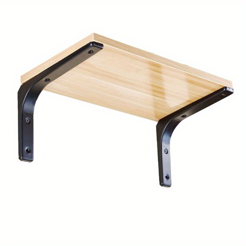 2pcs Heavy-Duty Iron Shelf Bra - Corner Bracket Angle ulasan dan harga