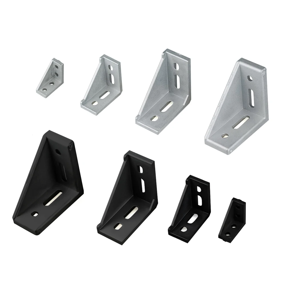 8Pcs/lot 2040 3060 4080 Corner - Corner Bracket Angle ulasan dan harga