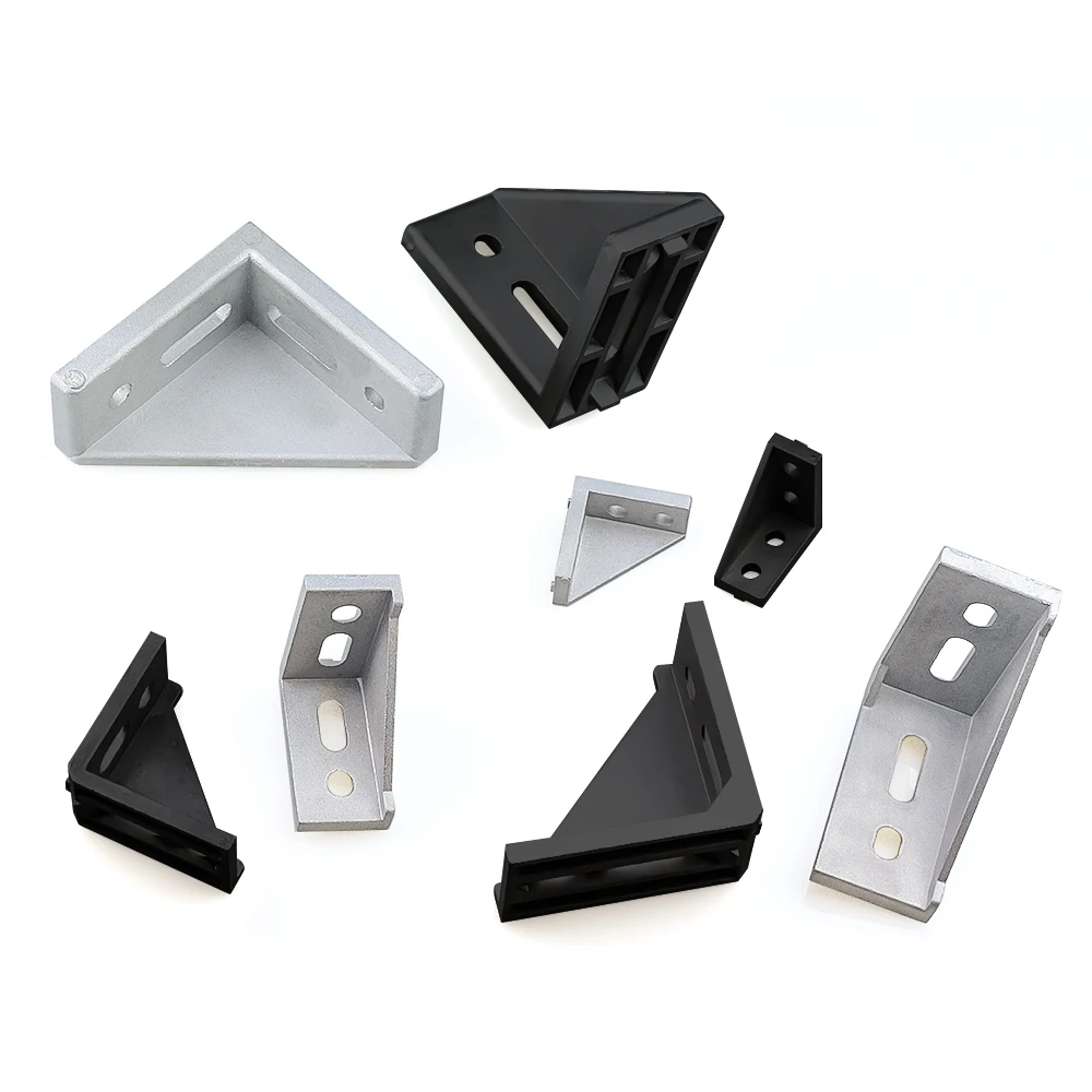 8Pcs/lot 2040 3060 4080 Corner - Corner Bracket Angle ulasan dan harga