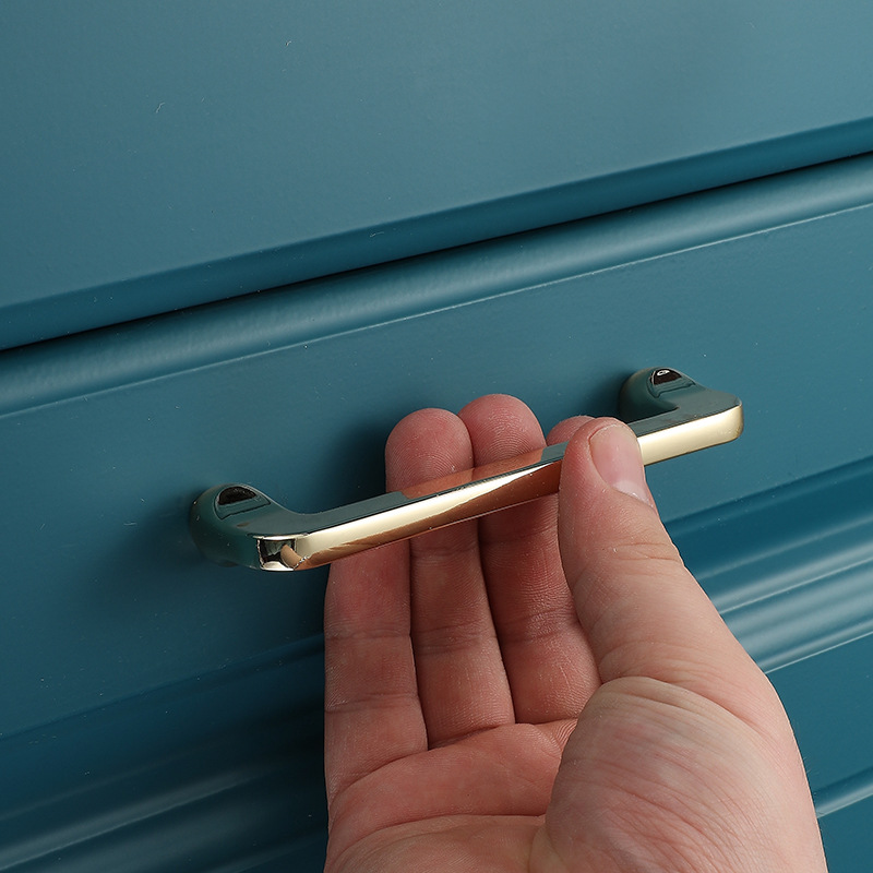Zinc Alloy Bright Gold Kitchen - Furniture Hardware Drawer Pulls ulasan dan harga