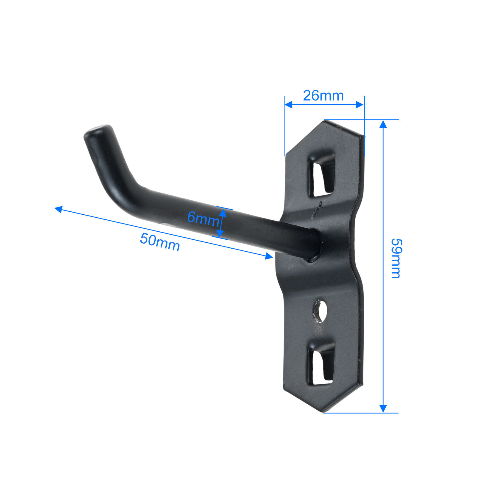 10Pcs/set 50mm Black Hole Boar - Furniture Hardware Fitting ulasan dan harga