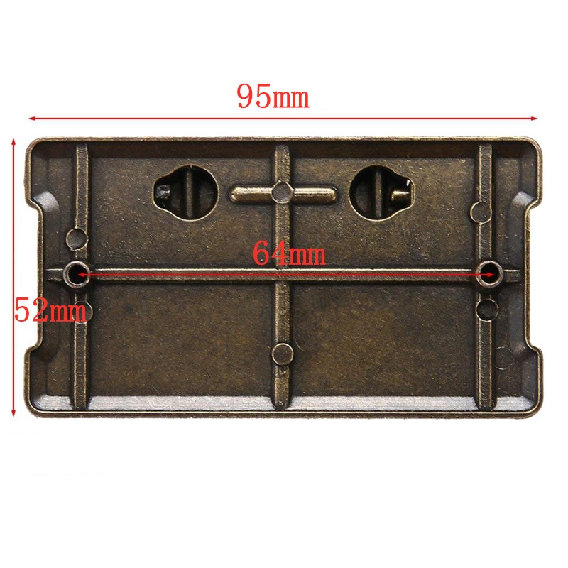 4Pcs Vintage Antique Bronze Dr - Furniture Hardware Pulls ulasan dan harga