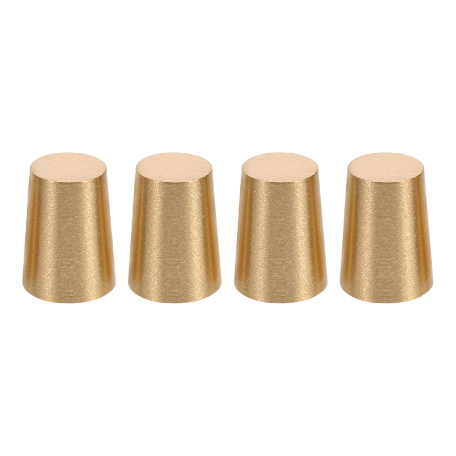 4Pcs Wood Base Feet Conical Di - Furniture Hardware Display ulasan dan harga