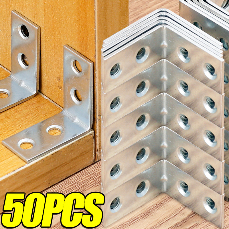 90° Corner Brackets L Joint Br - Furniture Joint Hardware ulasan dan harga