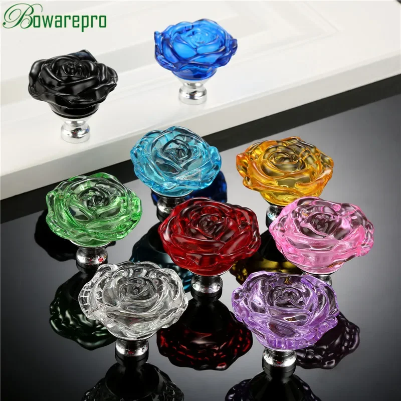 bowarepro 50MM Crystal Rose Gl - Furniture Hardware Drawer Pulls ulasan dan harga