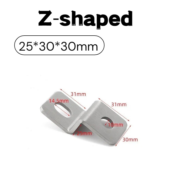 3mm Thick Stainless‑Steel Z‑Sh - Corner Bracket Angle ulasan dan harga