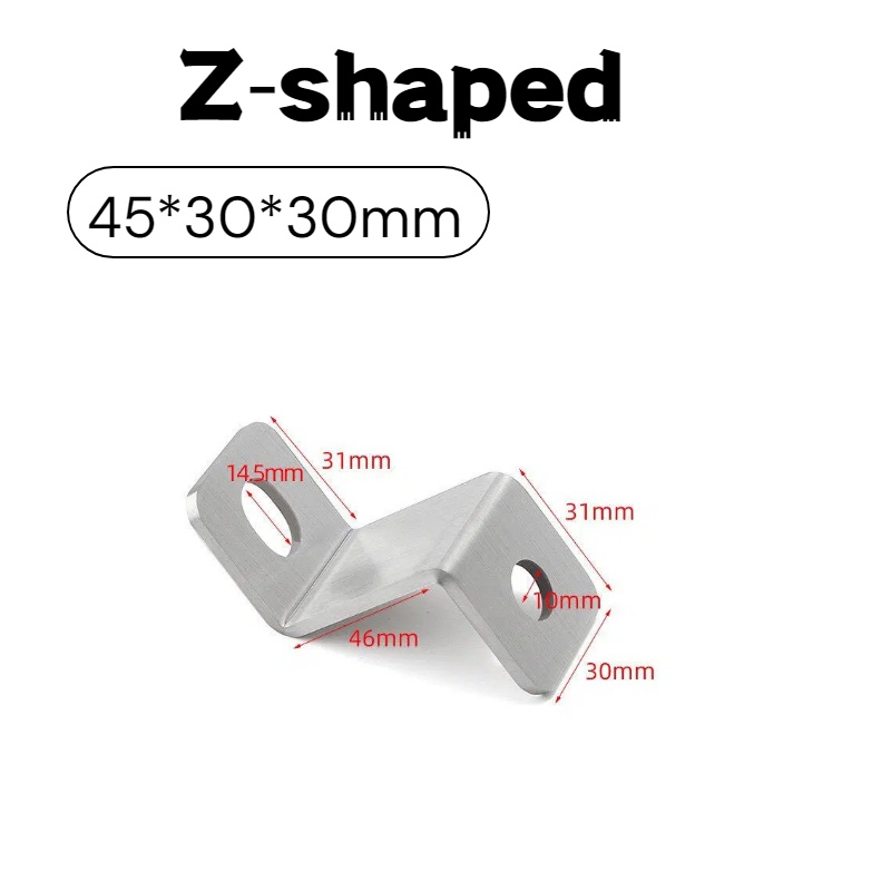 3mm Thick Stainless‑Steel Z‑Sh - Corner Bracket Angle ulasan dan harga