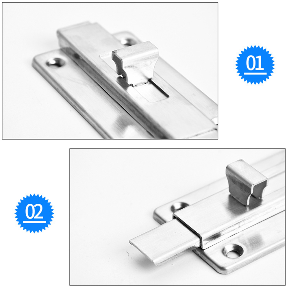 1pc Stainless Steel Double-end - Barrel Bolt Slide ulasan dan harga