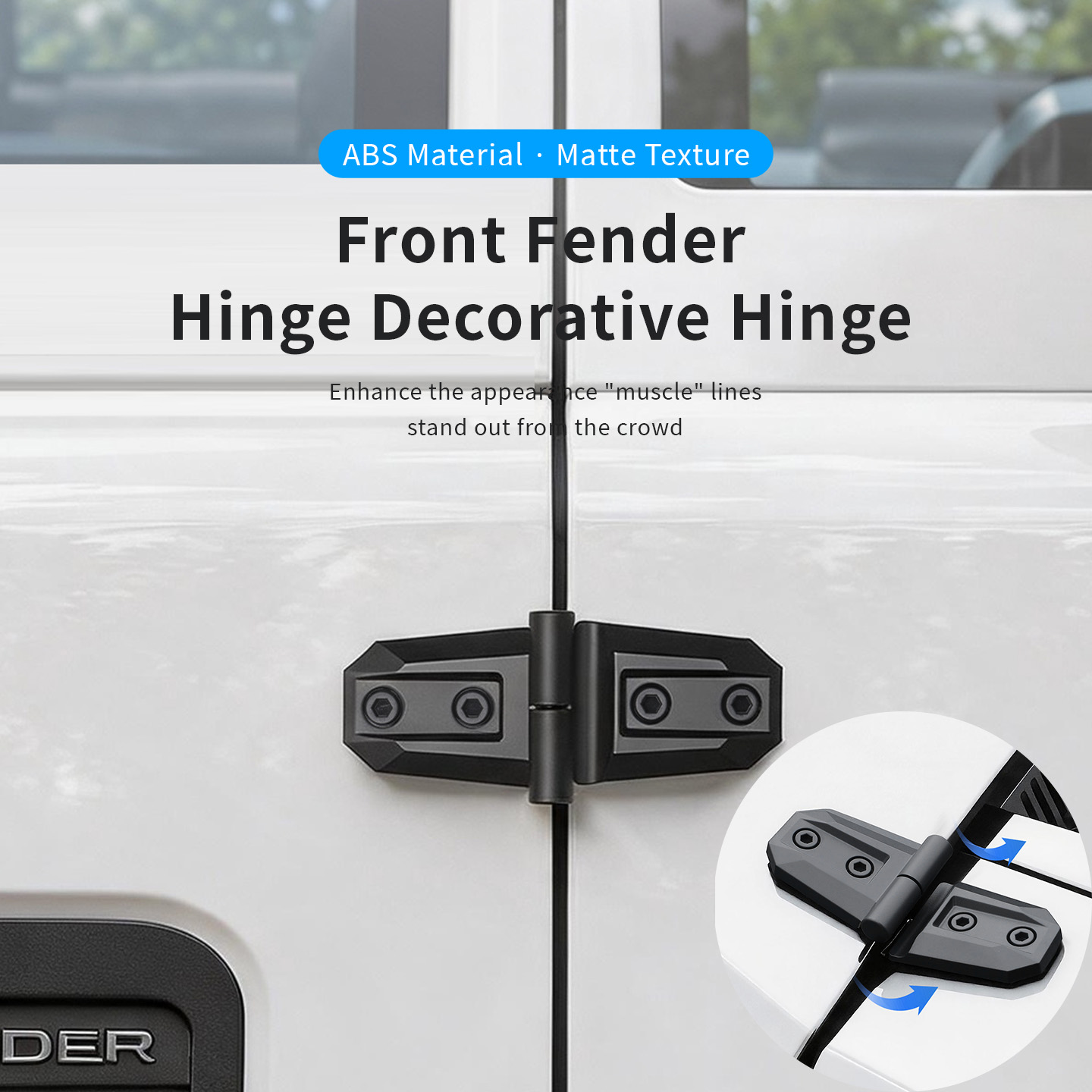 2PCS ABS Car Engine Hood Door  - Furniture Hardware Fitting ulasan dan harga