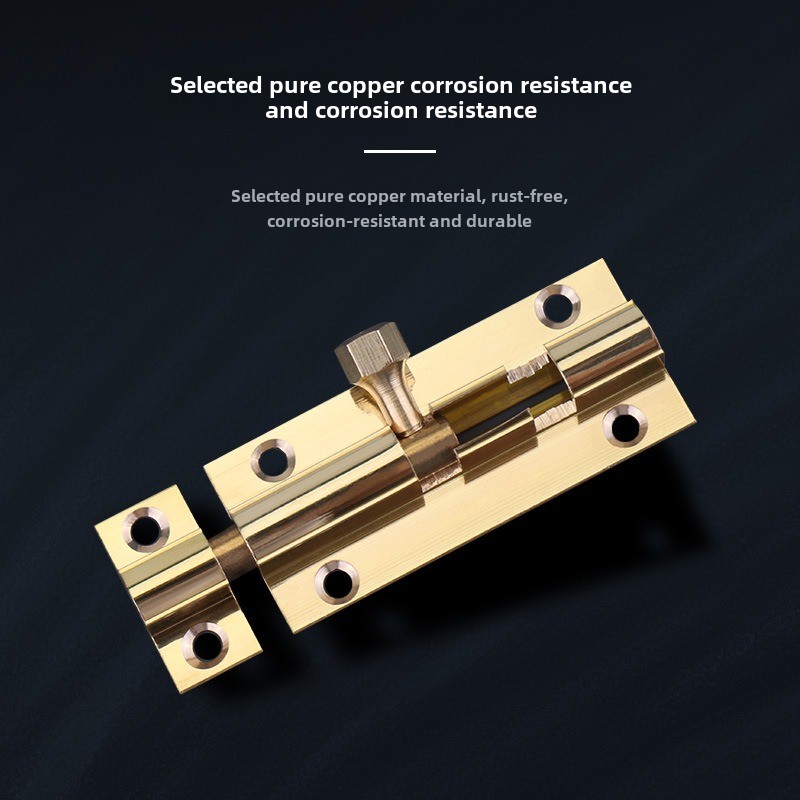 1PCS  Brass Doors Slide Latch  - Barrel Bolt Slide ulasan dan harga