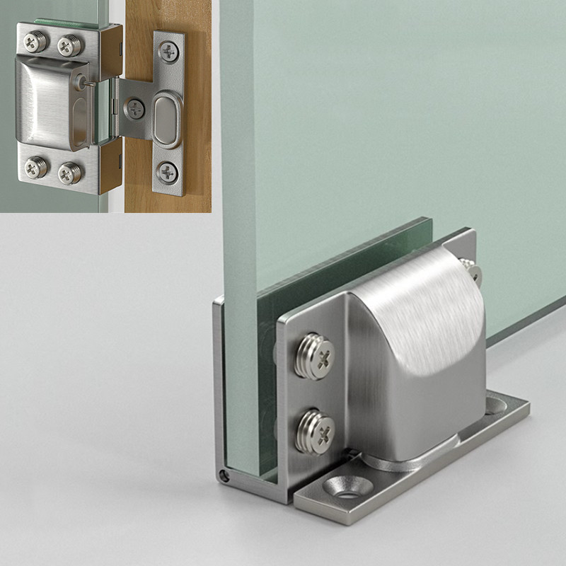 Non-perforated Glass Hinges Hi - Furniture Hardware Display ulasan dan harga