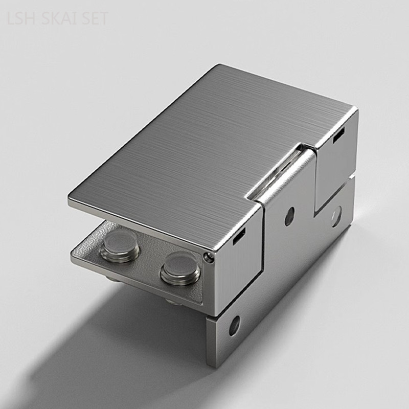 Non-perforated Glass Hinges Hi - Furniture Hardware Display ulasan dan harga