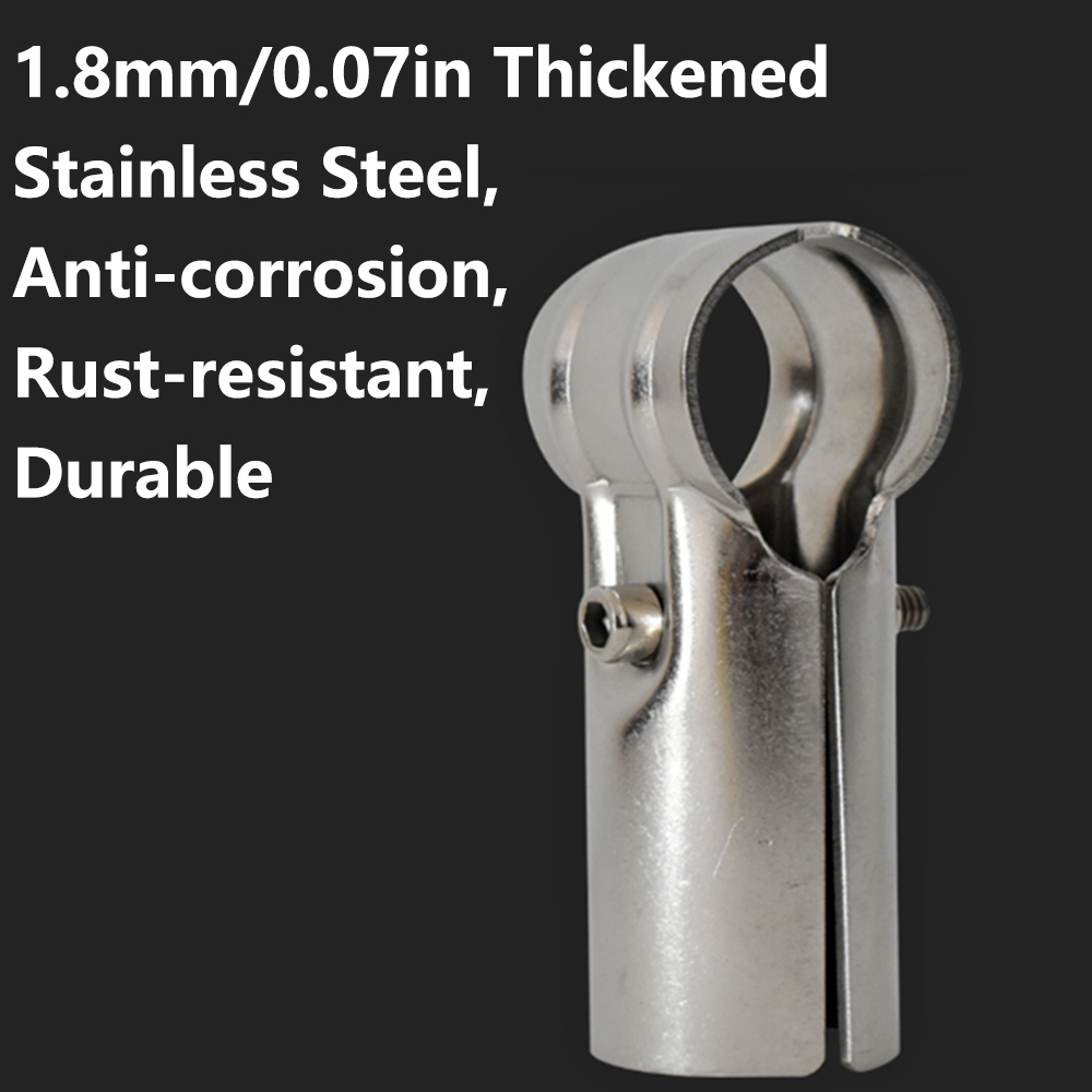 2Pcs Round Pipe Joint Stainles - Furniture Hardware Display ulasan dan harga