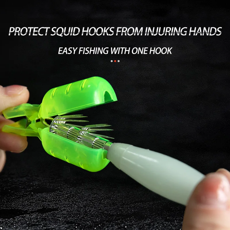 10Pcs/Lot Squid Jig Hook Cover - Furniture Hardware Jig ulasan dan harga