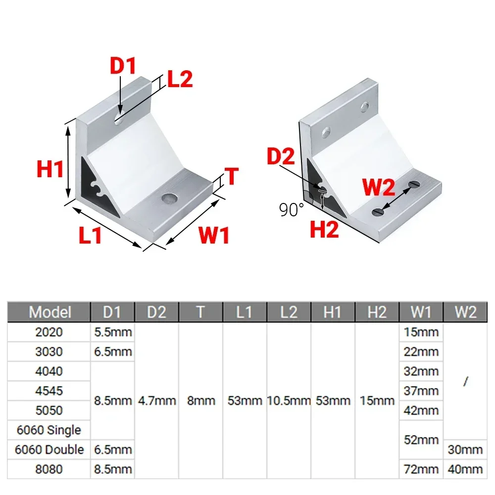 4Pcs 90 Degree Corner Angle Br - Corner Bracket Angle ulasan dan harga