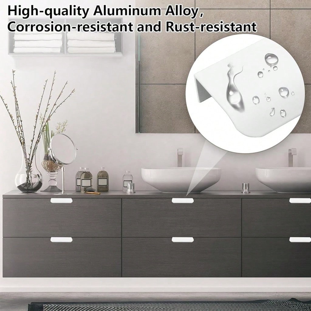 8-Pack Finger Pulls, Metal Con - Furniture Hardware Drawer Pulls ulasan dan harga