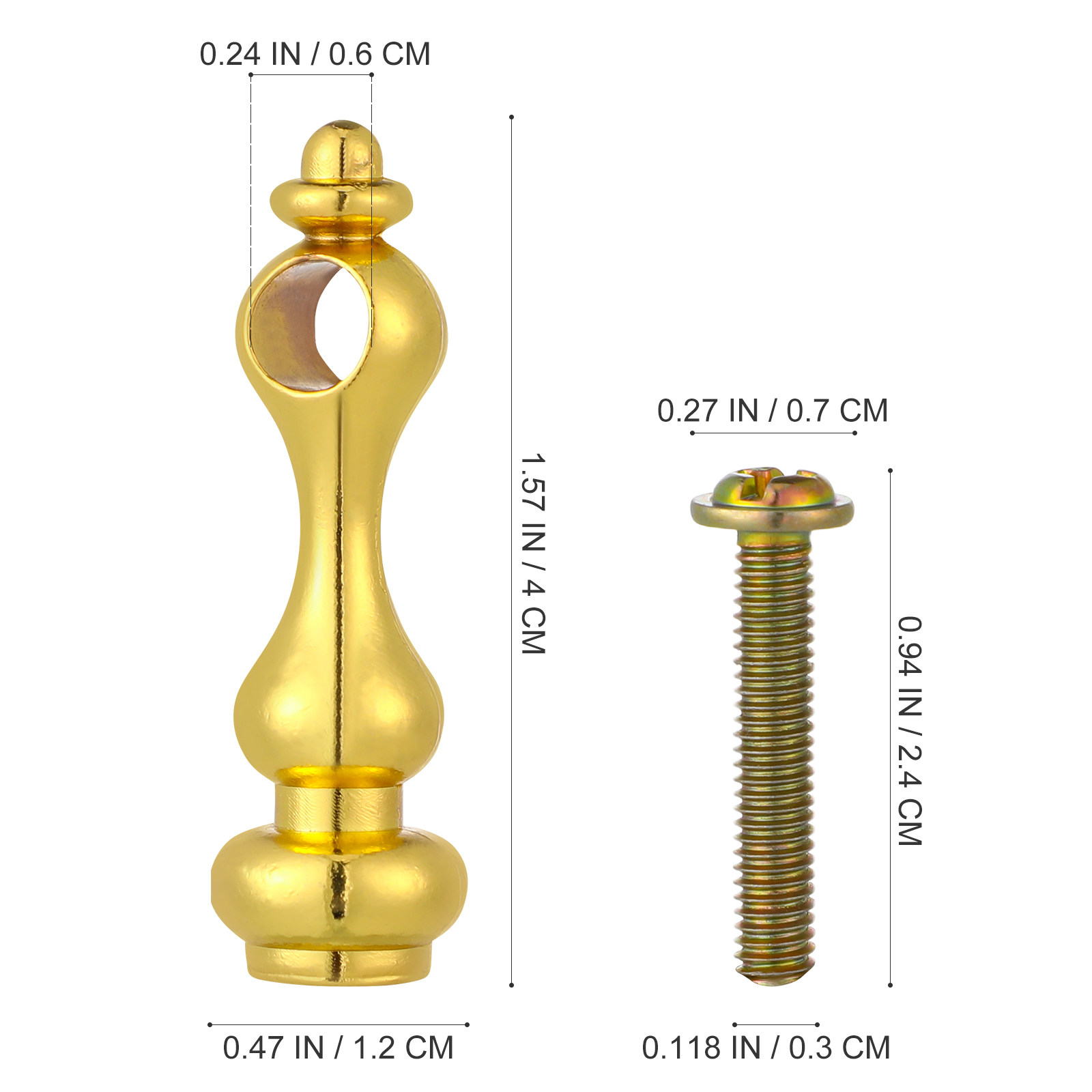 4Pcs Metal Rail Spindles Furni - Furniture Rails Hardware ulasan dan harga