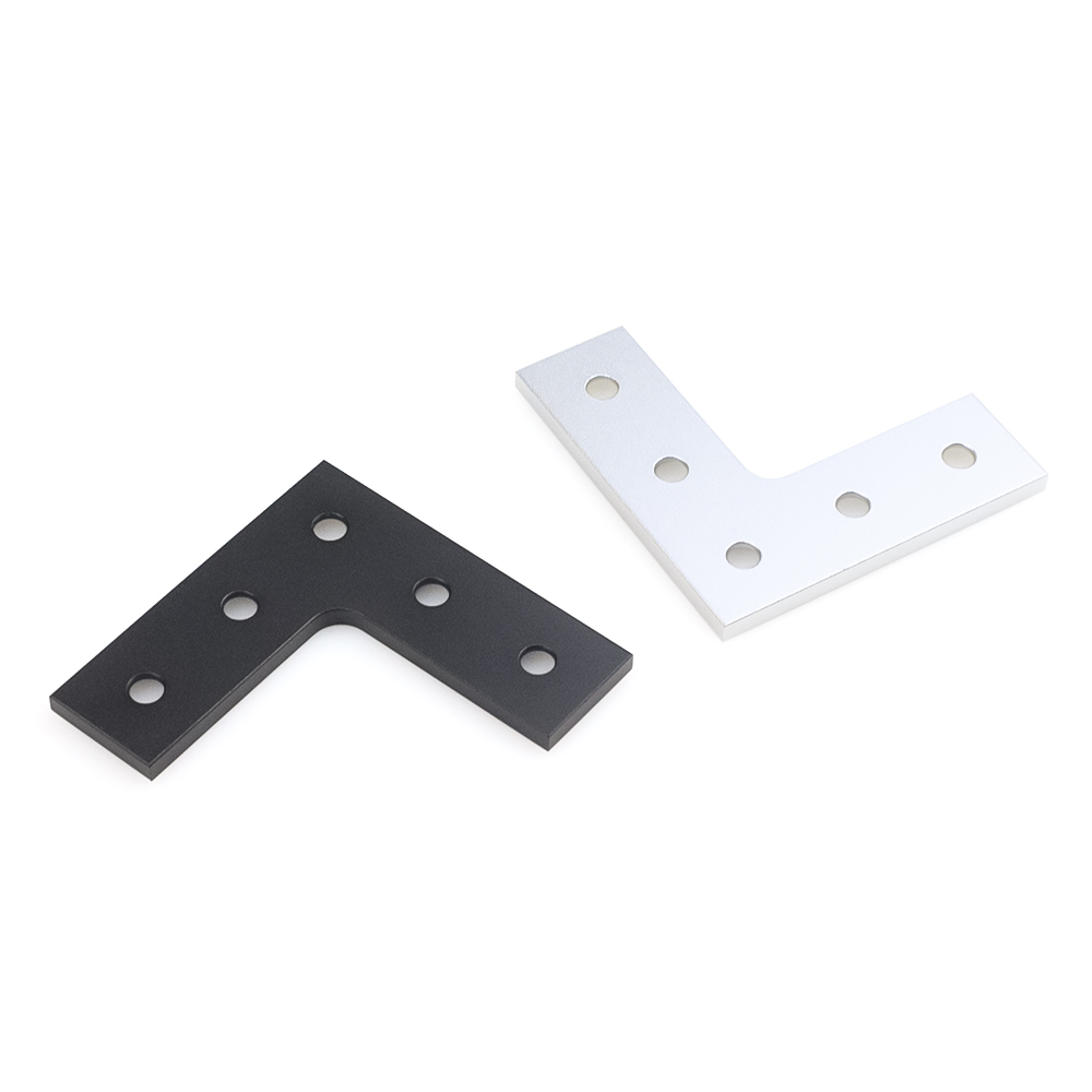 2Pcs/lot L Type 5 Holes 90Degr - Corner Bracket Angle ulasan dan harga
