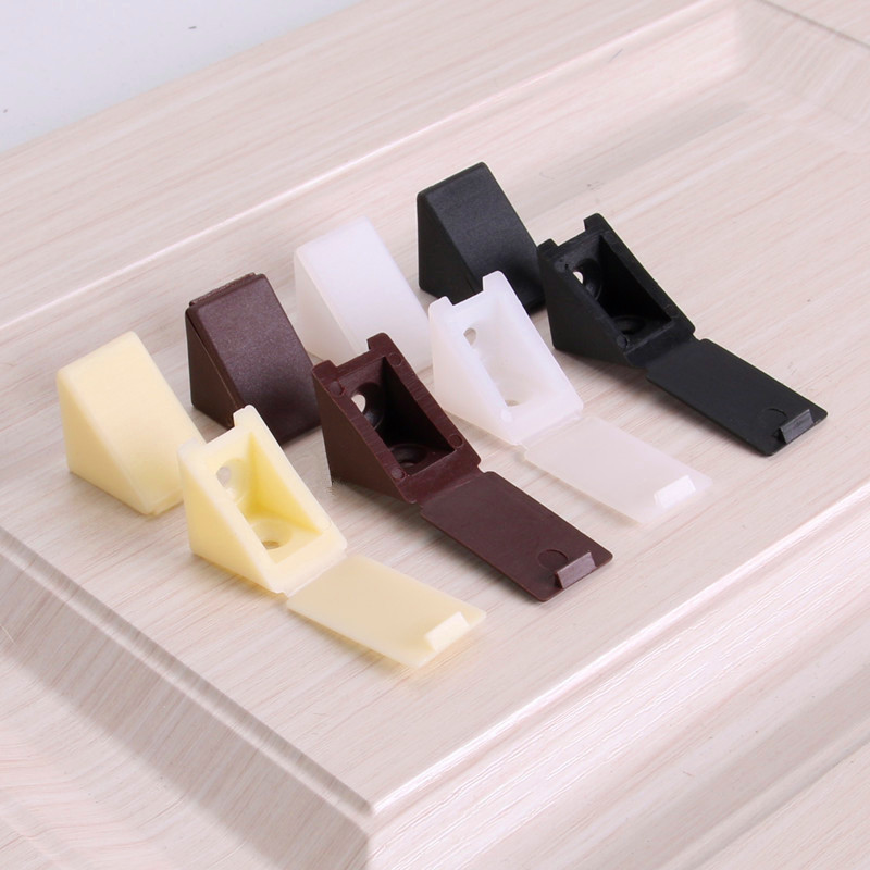 50Pcs/Lot 90 Degree Nylon Plas - Corner Bracket Angle ulasan dan harga