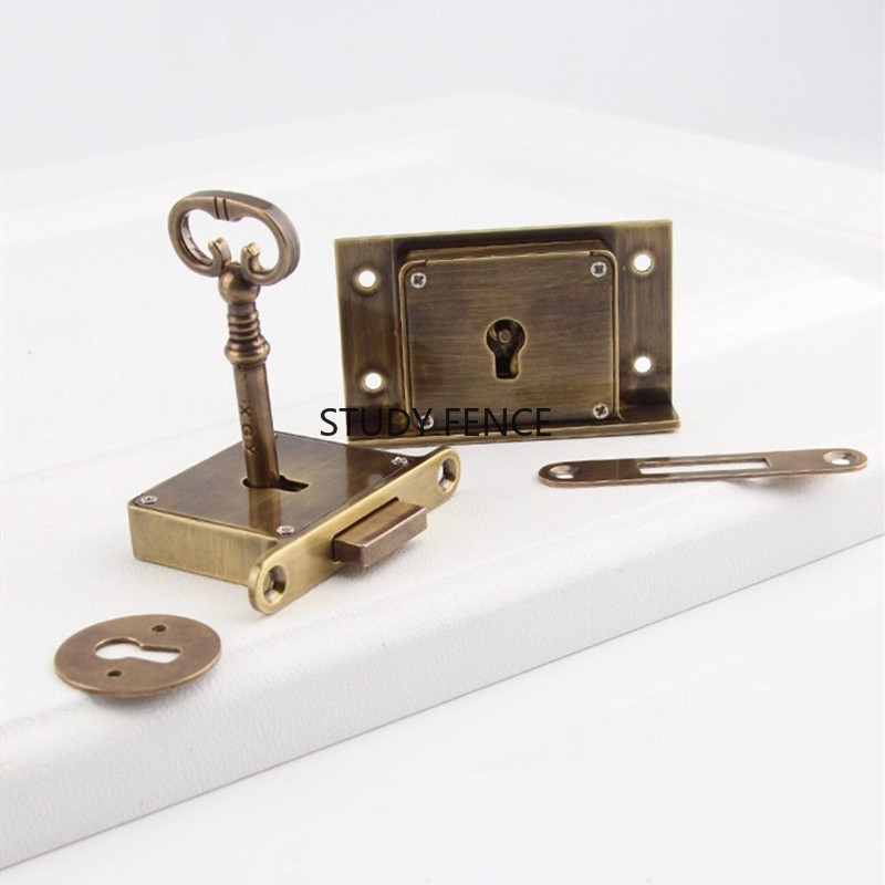 1PC Antique Metal Drawer Lock  - Furniture Hardware Fitting ulasan dan harga