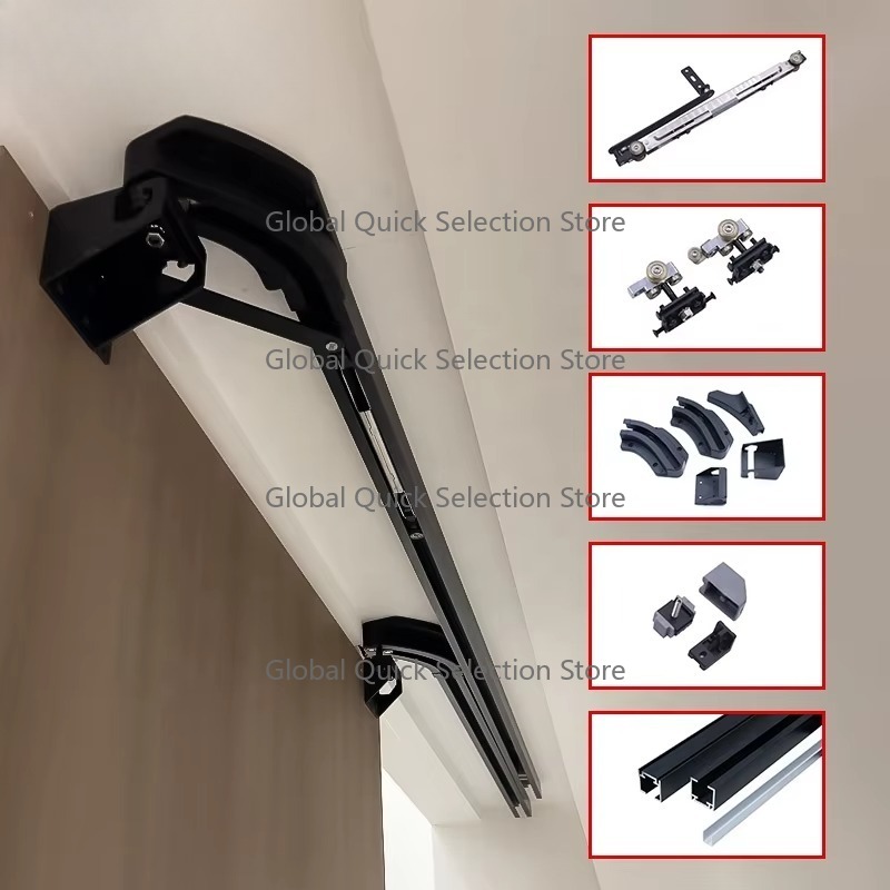 nward Push Bus Door Slide Rail - Furniture Rails Hardware ulasan dan harga