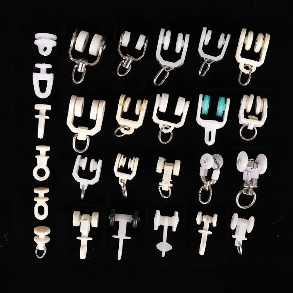 10Pcs Straight Curved Track Ro - Furniture Rails Hardware ulasan dan harga