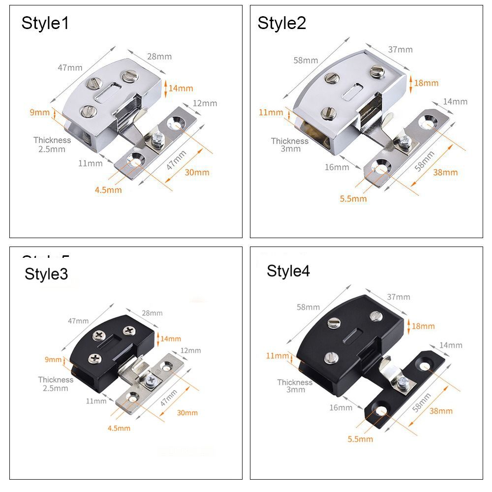 Glass cabinet door hinge cabin - Furniture Hardware Display ulasan dan harga