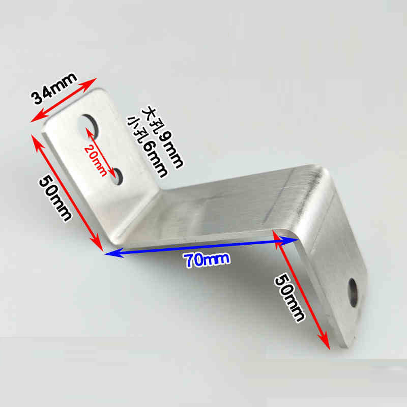 Stainless Steel Z-shaped Fixin - Corner Bracket Angle ulasan dan harga