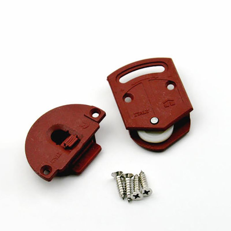 1 Set Plastic Wheels Vintage W - Furniture Rails Hardware ulasan dan harga