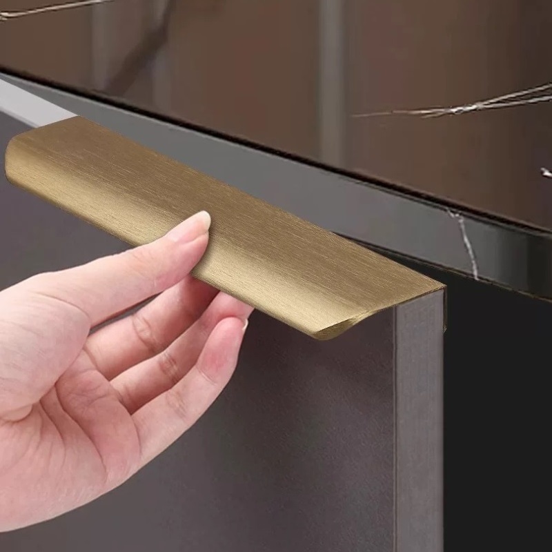 80mm-1200mm Invisible Aluminum - Furniture Hardware Drawer Pulls ulasan dan harga