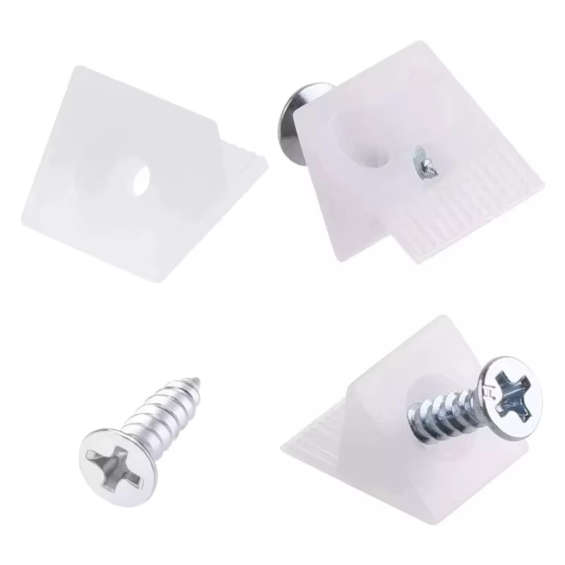 20/40/60/80/100pcs Drawer Wedg - Corner Bracket Angle ulasan dan harga