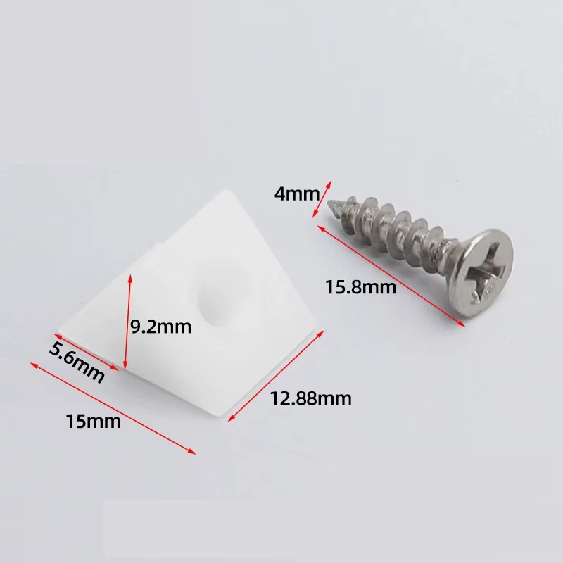 20/40/60/80/100pcs Drawer Wedg - Corner Bracket Angle ulasan dan harga